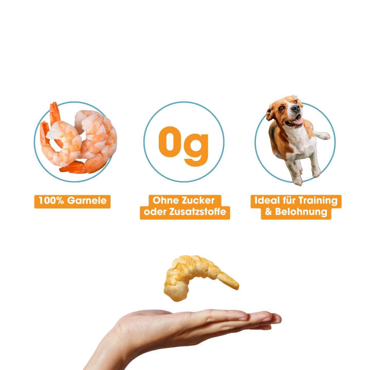 KAUDAS Hundeleckerli GarnelePur Natursnack